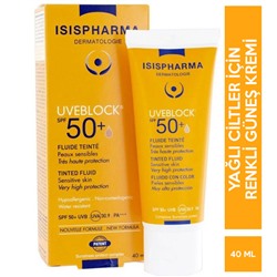 Isispharma Uveblock Dry Touch Spf 50 40 ML Medium Tinted