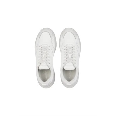Calvin Klein - LACE UP MIX - Кроссовки низкие - белые