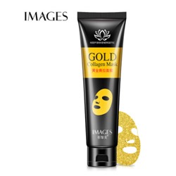 УЦЕНКА!Маска - плёнка Images Gold Collagen Mask с биозолотом и коллагеном, 60 гр.