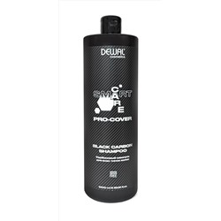 Карбоновый шампунь для всех типов волос SMART CARE PRO-COVER Black Carbon Shampoo, 1000 мл DEWAL Cosmetics MR-DCP20502