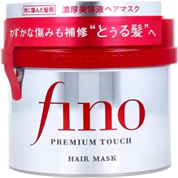 SHISEIDO Маска FINO Premium Touch Оживление сухих волос восстановление и увлажнение с пчелиным маточным молочком 230 гр. банка