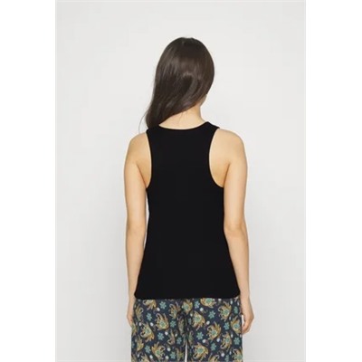 GAP Petite - HIGH NECK TANK - Топ - черный