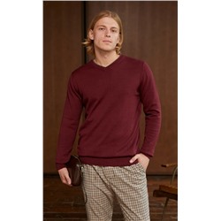 Пуловер P021-15-00 bordo melange
