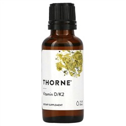 Thorne, Vitamin D/K2, 1 fl oz (30 ml)