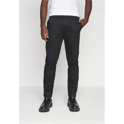 Selected Homme - SLHSLIM LUKAS PANTS - чиносы - черный