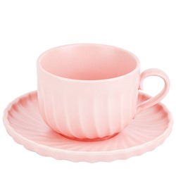 Чайная пара "Fresh Taste. Light pink" v=220мл (min6) (транспортная упаковка)