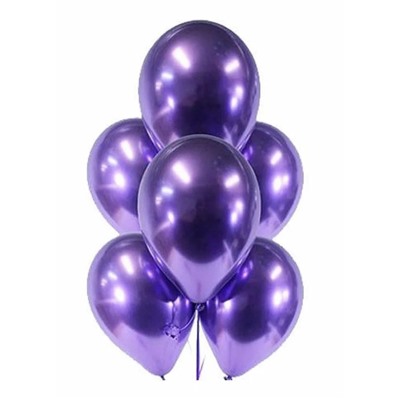 Шары Хром "Металлик purple" 10 шт.