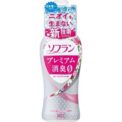 Кондиционер для белья Lion Soflan Premium защищающий от неприятного запаха, аромат роз, 550 мл, Япония