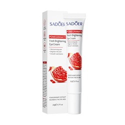 Крем для кожи вокруг глаз с экстрактом граната Sadoer Fresh Brightening Pomegranate Eye Cream 20g