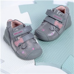 Biomecanics - sneakers - cuero - gris y rosa