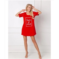 Женская хлопковая сорочка Hearty Red красный, Aruelle Литва