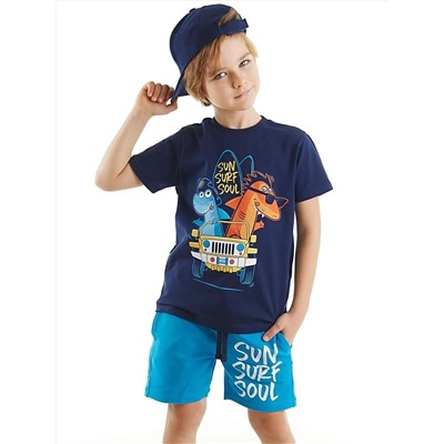 Denokids Shark Surf Комплект футболки и шорт для мальчика