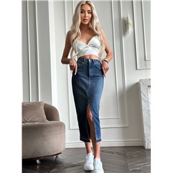 Стильная джинсовая юбка  ⚜️ Качество люкс
