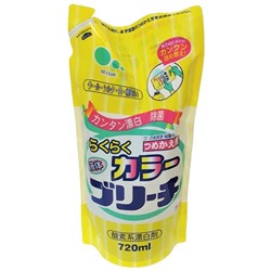 Mitsuei Oxygen Bleach Кислородный отбелив для трудновыв пятен бел, цвет и делик тканей мяг уп 720 мл