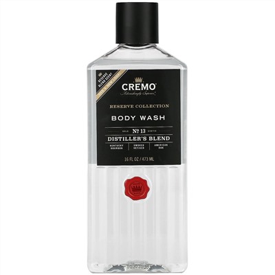 Cremo, Reserve Collection, гель для душа, № 13, смесь Distiller's, смесь Reserve, 473 мл (16 жидк. Унций)