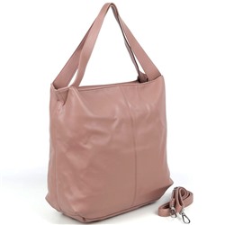Женская сумка шоппер из эко кожи 2383 Дарк Пинк