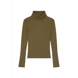 Marc O'Polo - LONGSLEEVE, TURTLE NECK - Вязаный свитер - темно-коричневый