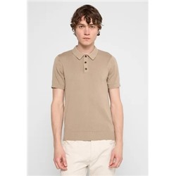 Selected Homme - SLHDAN REGULAR - Рубашка-поло - серо- коричневый