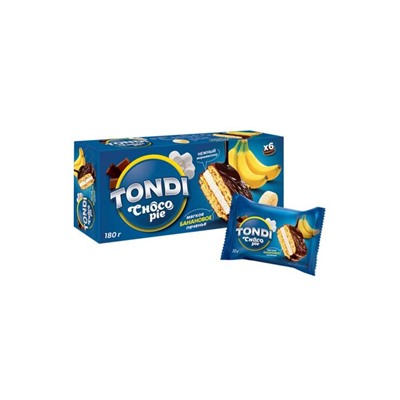 «Tondi», choco Pie банановый, 180 г