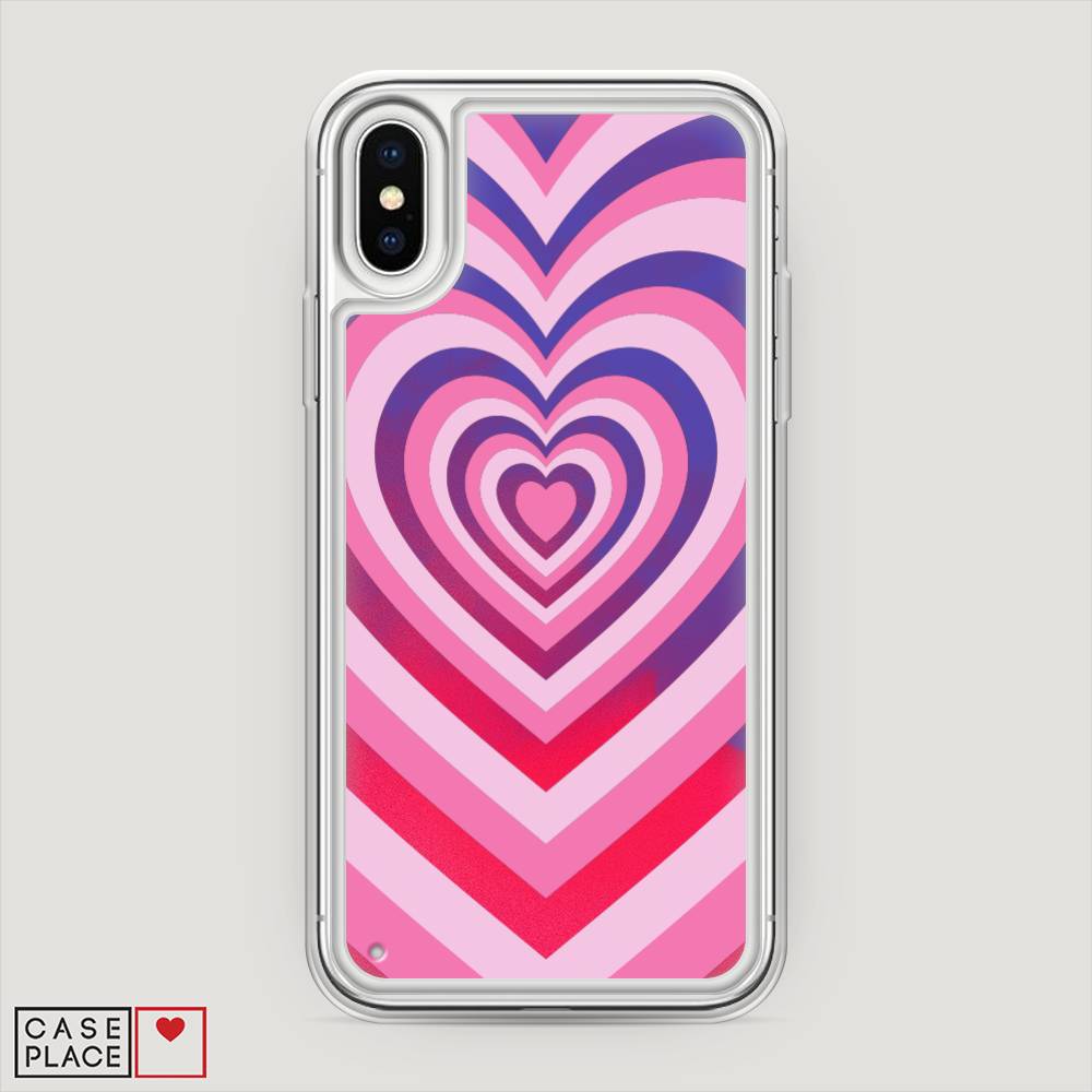 Жидкий неоновый чехол Pink heart latte на iPhone X (10) купить, отзывы,  фото, доставка - КАПУСТА │ Совместные покупки Краснодар, Краснодарский  край, Н