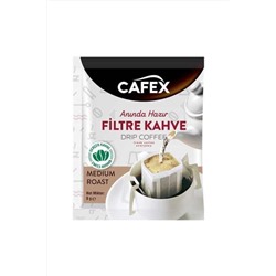 CAFEX Filtre Kahve Tek Içimlik Medıum Roast 10 Adet* 8gr