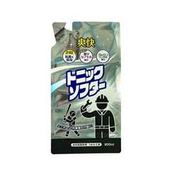 Mitsuei Tonic Softer Кондиционер для белья и рабочей одежды с ароматом мяты сменная упаковка 800 мл