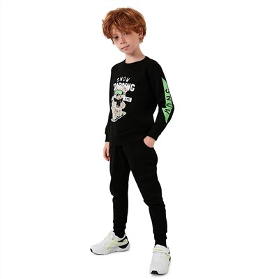 Детский костюм Lela из 100% хлопка с круглым вырезом и карманами 59211212