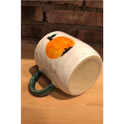 Чашка 400 мл керамическая термостойкая кружка глазурованная чашка с рисунком "Летняя сказка" Nothing Shop #302855