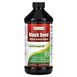 Best Naturals, Black Seed, масло холодного отжима, 473 мл (16 жидк. Унций)