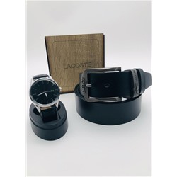 Подарочный набор для мужчины ремень, часы и коробка 2020573