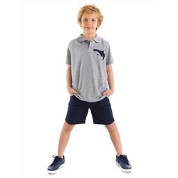 MSHB&G Shark - комплект футболки и шорт для мальчика с воротником-поло