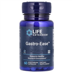 Life Extension, Gastro-Ease, 60 вегетарианских капсул