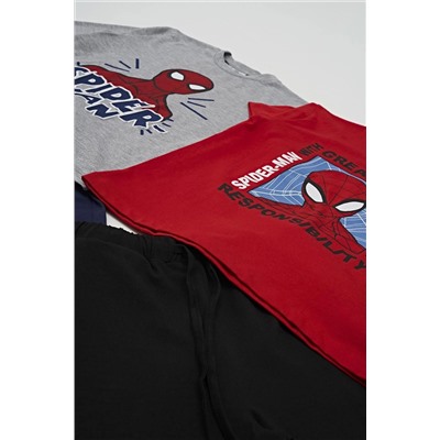For You Kids: комплект из 4 предметов: футболка, шорты и брюки с изображением ЧЕЛОВЕКА-ПАУКА