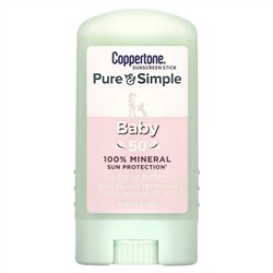 Coppertone, Baby, солнцезащитный стик, SPF 50, 13,9 г (0,49 унции)