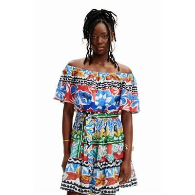 Stella Jean ethnic short dress