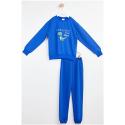 TOFİSA Синий костюм с принтом для мальчика — 18001