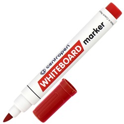 Маркер для доски скошенный, 1-4,5 мм, цвет красный White board Centropen 8569/01-04