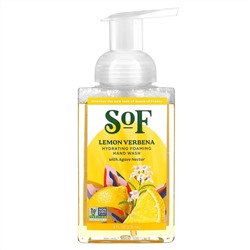 SoF, Увлажняющая пенка для мытья рук с нектаром агавы, лимонной вербеной, 236 мл (8 жидк. Унций)