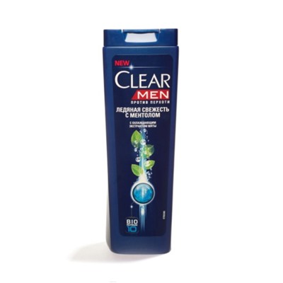 Шампунь для волос Clear Men «Ледяная свежесть», против перхоти, 400 мл