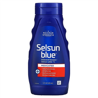 Selsun Blue, Шампунь против перхоти, лечебный, 325 мл (11 жидк. Унций)