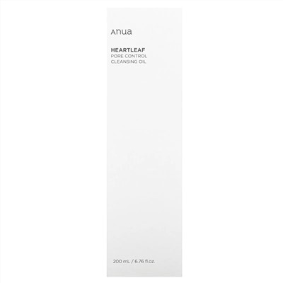 Anua, Heartleaf Pore Control, очищающее масло, 200 мл (6,67 жидк. Унции)