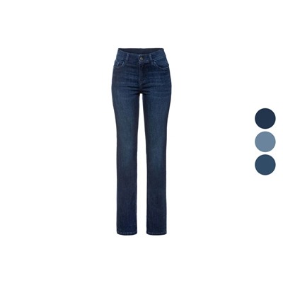 esmara Damen Jeans, Straight Fit, mit hohem Baumwollanteil