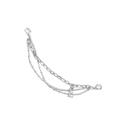 Браслет ELEGANZZA BRSN-015 silver/white rhodium