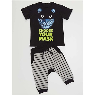 MSHB&G Комплект капри с шортами для мальчиков Mask Tiger Boy