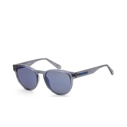 Calvin Klein Unisex Grey Round Sunglasses, Calvin Klein