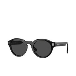 Burberry Men's Black Round Sunglasses, Burberry