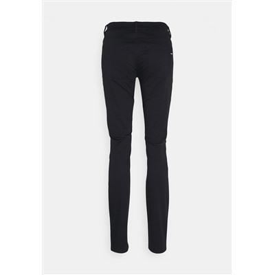 Marc O'Polo - 5 POCKET MID WAIST SLIM LEG - брюки из ткани - темно-синий