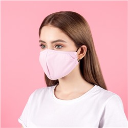 Защитная тканевая маска розового цвета