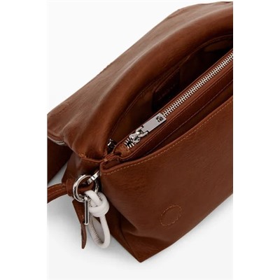 Faux leather crossbody bag