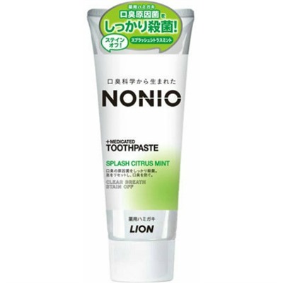 LION NONIO Medicated Зубная паста комплексного действия аромат цитрусовой мяты 130 гр